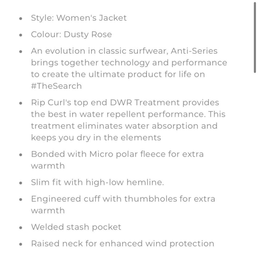 Rip Curl Anti Series Flux Zip Through Hood - Picture 8 of 9